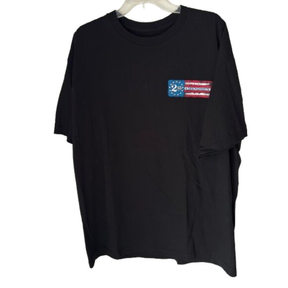 THIS WE'LL DEFEND Second Amendment Men's XL Black Cotton Crewneck T Shirt - Picture 1 of 4
